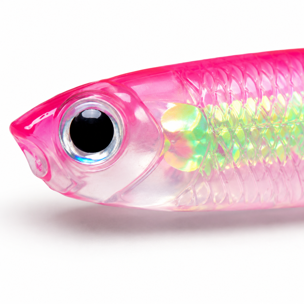 5'li Yassı Kuyruk Hologramlı Silikon Balık Yemi Seti Arkhelais Fishing