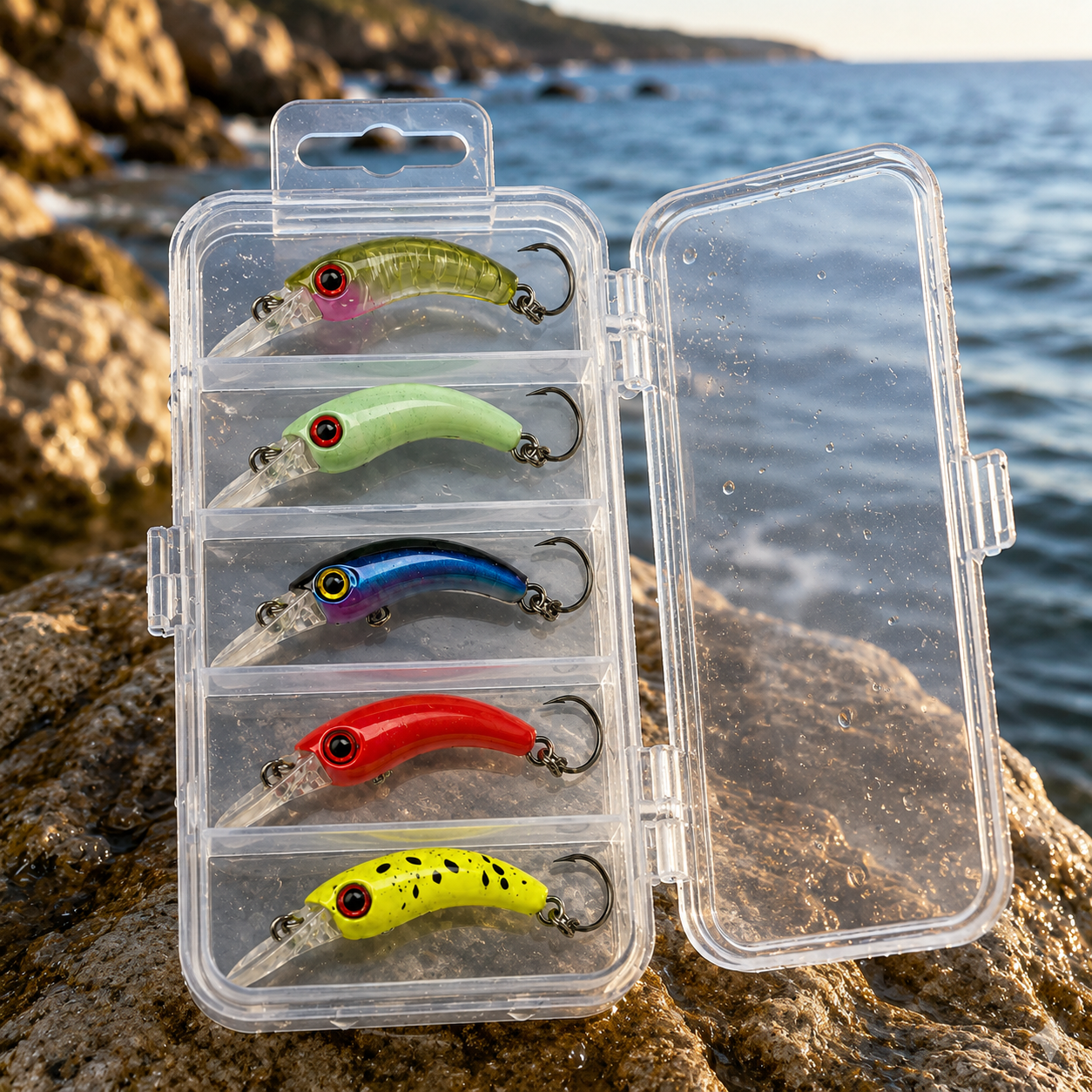 Mini Minnow Seti – 5 Gözlü Kutu Hediyeli Arkhelais Fishing