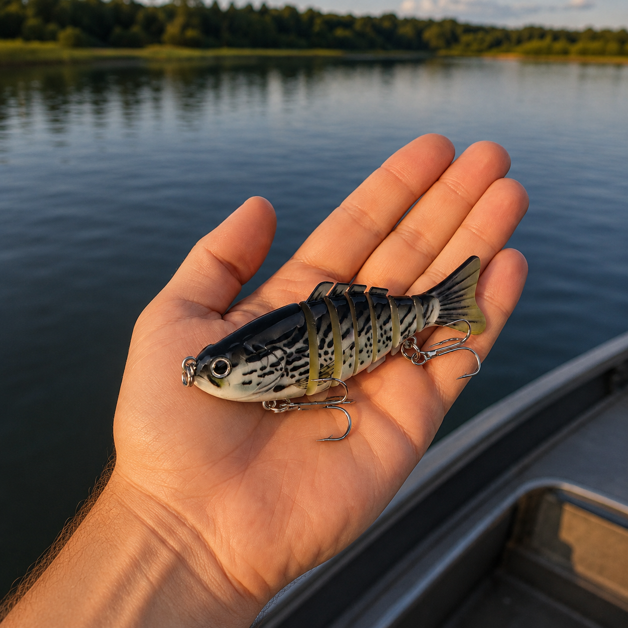 7 eklemli swimbait sahte balık yemi — Arkhelais Fishing