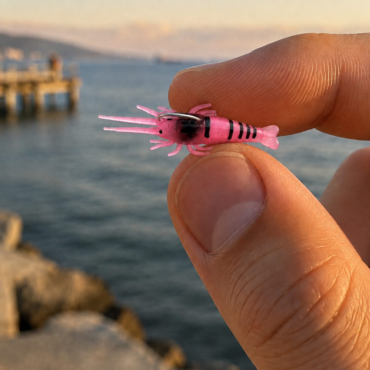 Karides Görünümlü Silikon Yem Seti - 8'li Paket Arkhelais Fishing