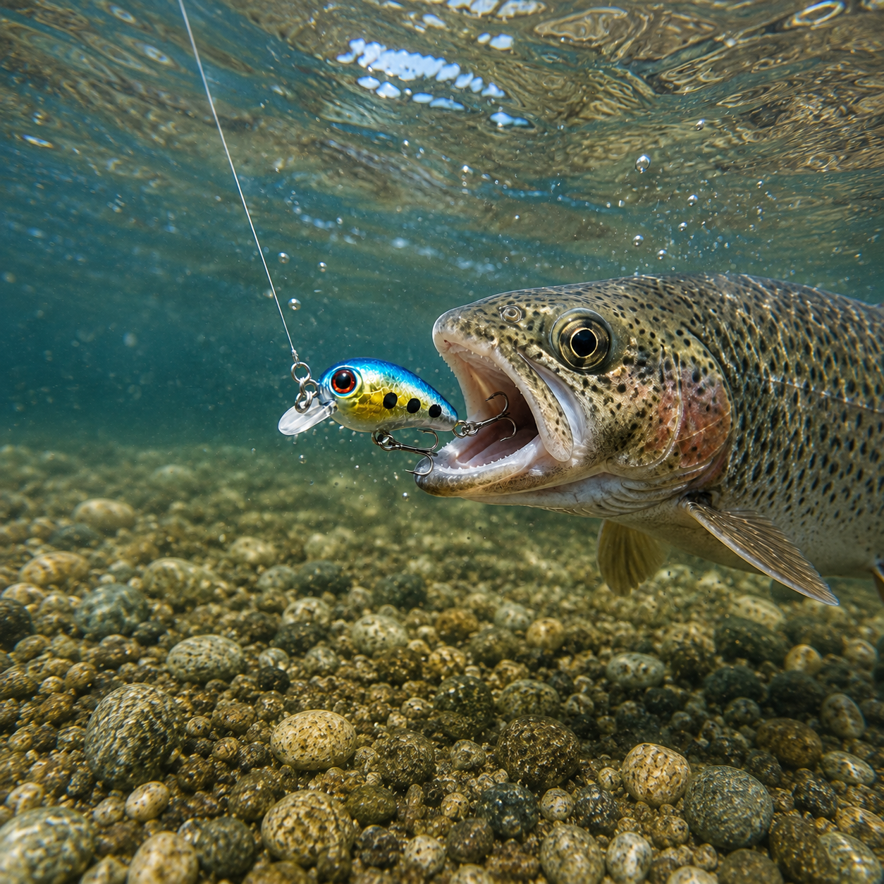 5'li mini crank sahte balık yemi seti — Arkhelais Fishing