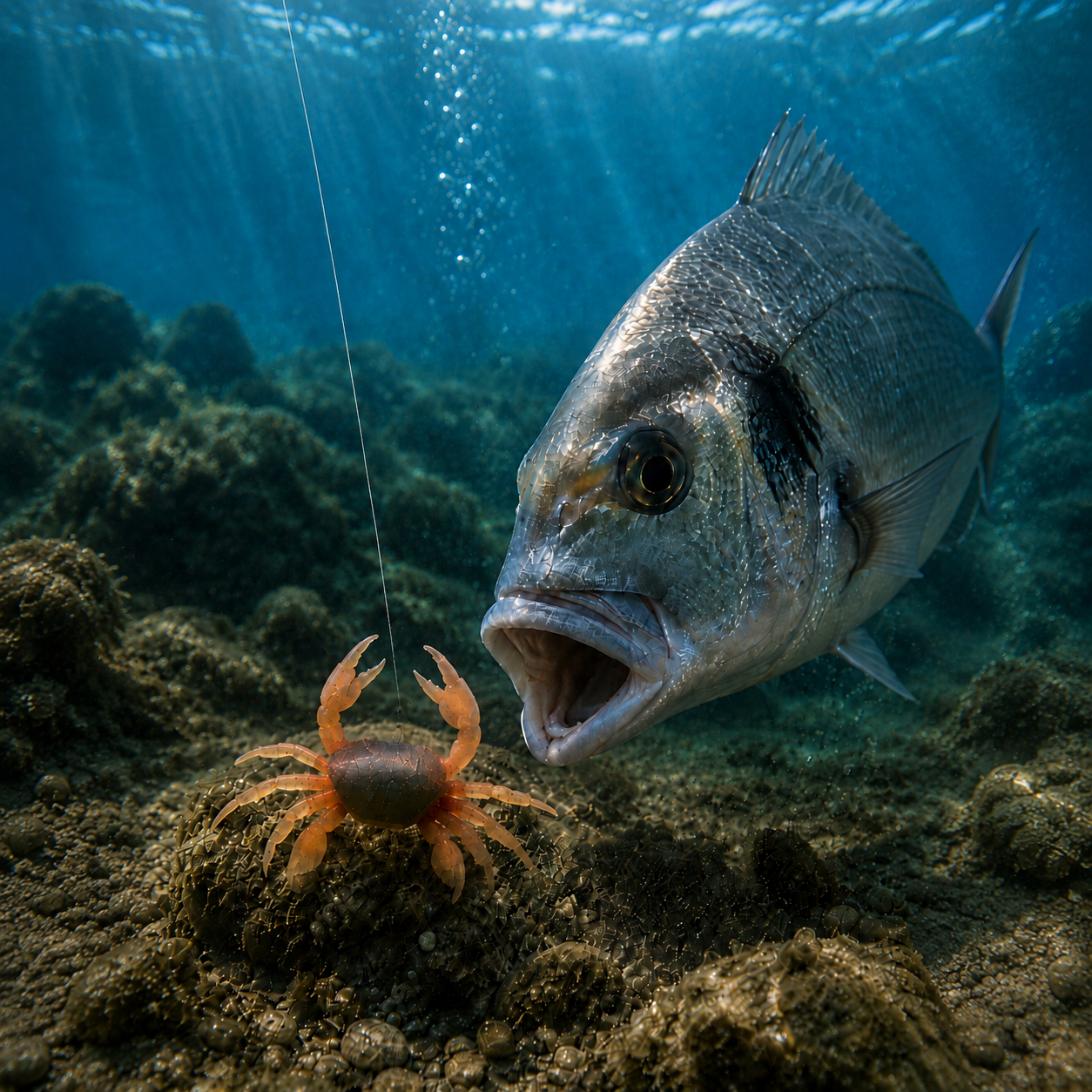 3'lü silikon yengeç yemi seti — Arkhelais Fishing