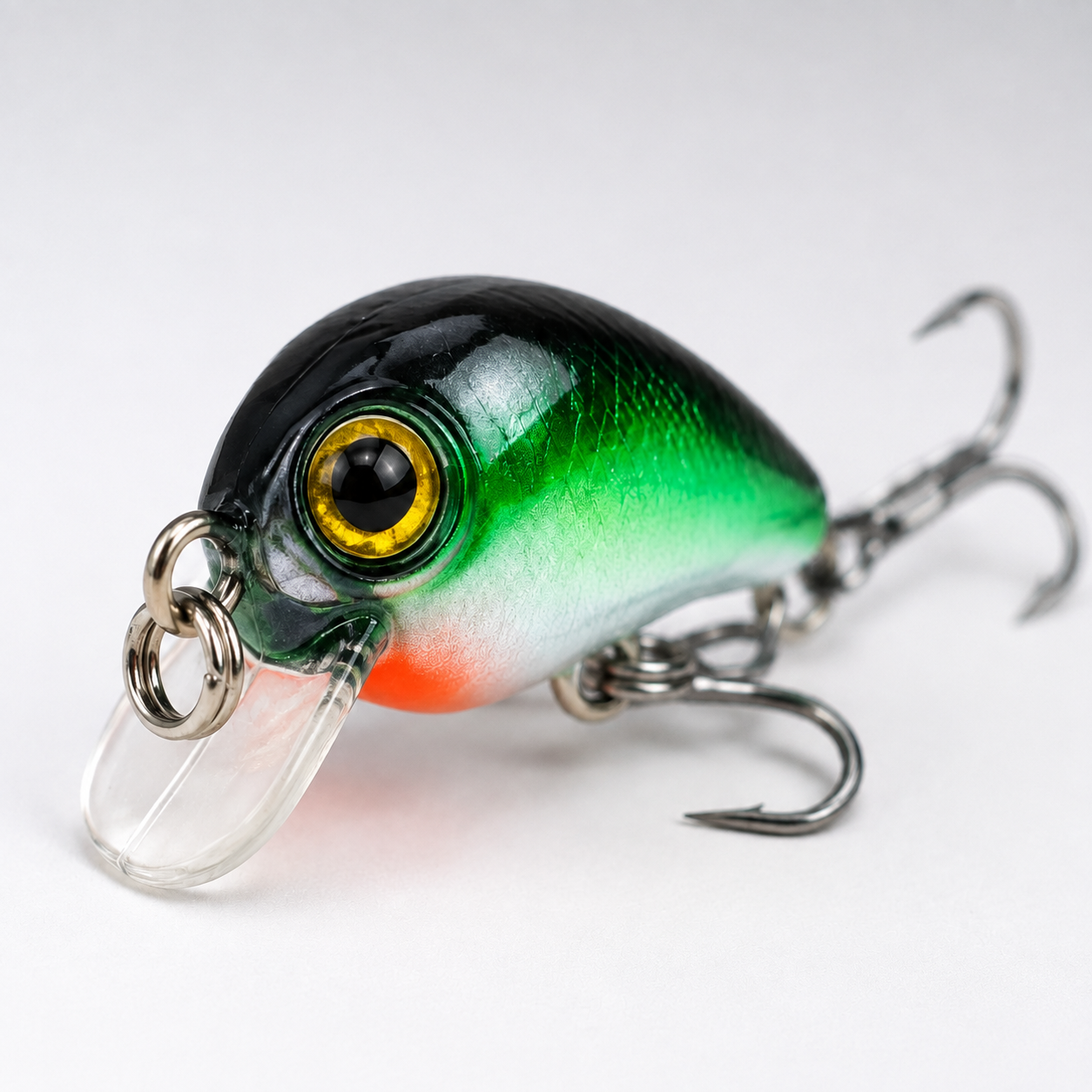 5'li mini crank sahte balık yemi seti — Arkhelais Fishing