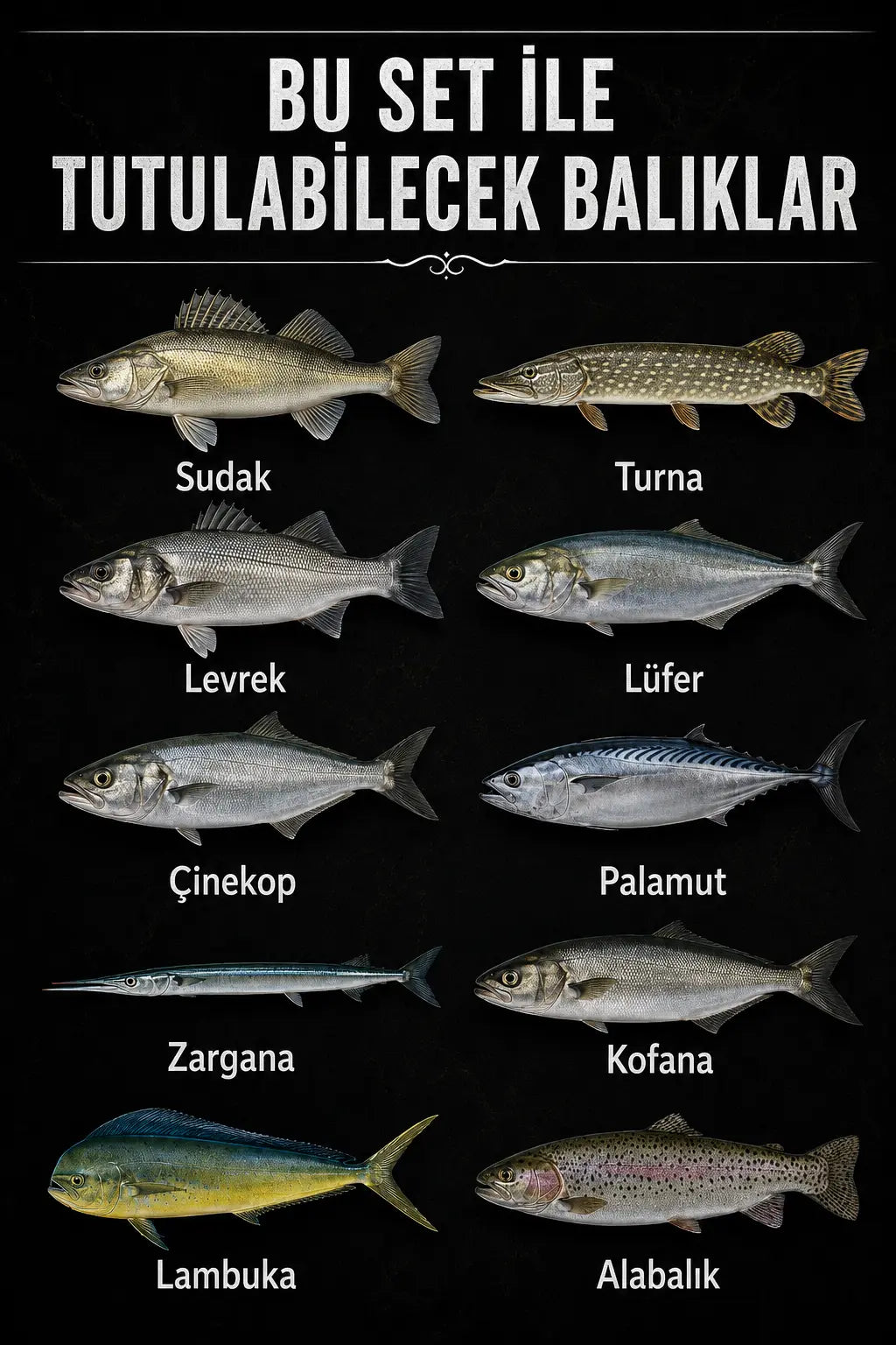 10'Lu Rapala Minnow Seti (9gr - 10cm) Arkhelais Fishing