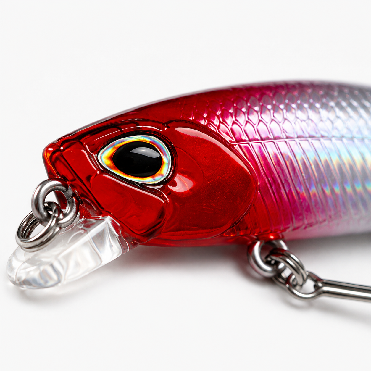 Mini Hologramlı Minnow Seti - 5 Gözlü Plastik Kutu Hediyeli Arkhelais Fishing
