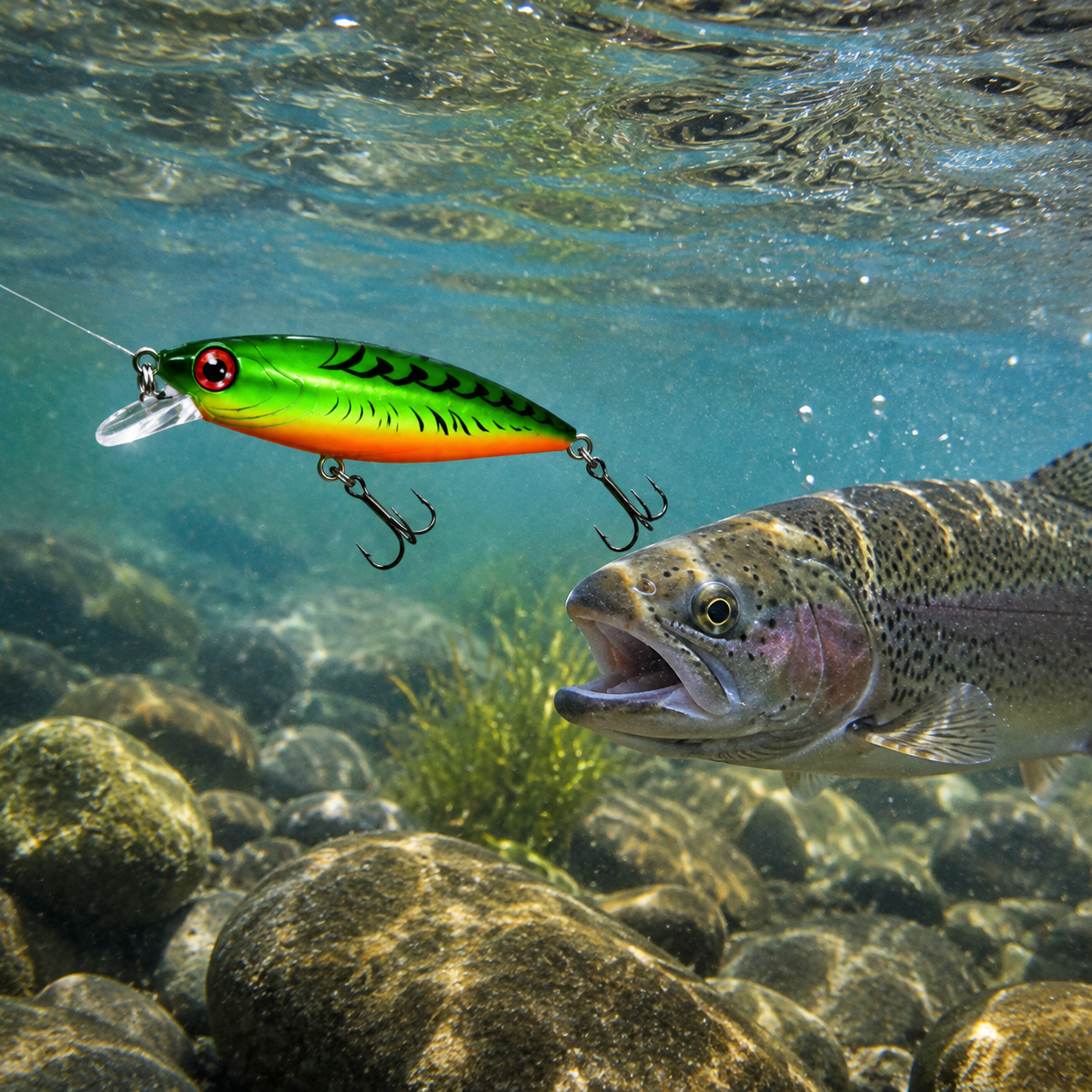 Mini Minnow Seti - 5 Gözlü Plastik Kutu Hediyeli Arkhelais Fishing