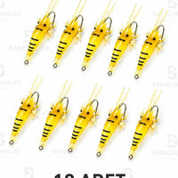 Karides Görünümlü Silikon Balık Yemi 10’lu Paket Arkhelais Fishing