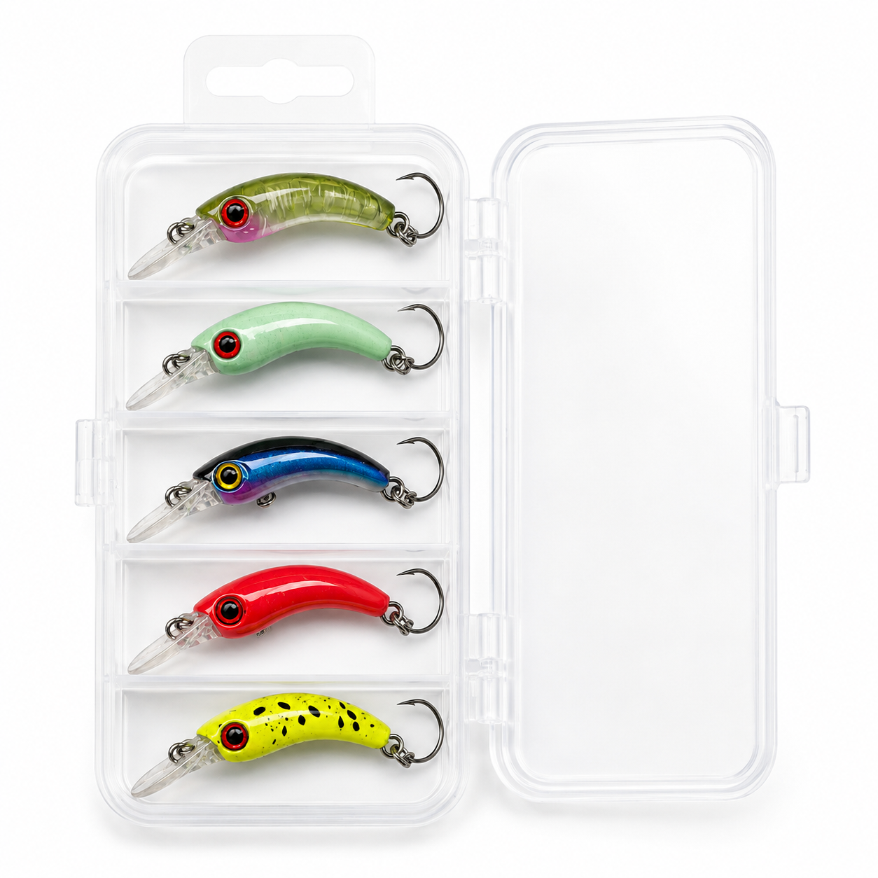 Mini Minnow Seti – 5 Gözlü Kutu Hediyeli Arkhelais Fishing