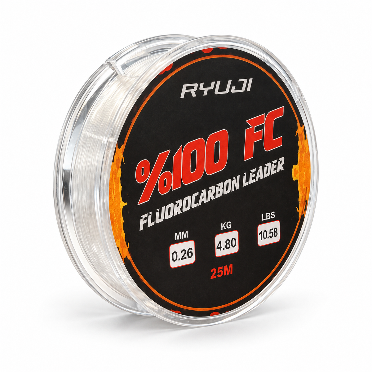 Ryuji %100 fluorocarbon levrek misinası 0,26 mm 25 m makara